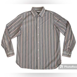 Banana Republic striped button down Oxford dress shirt men’s sz med (15-15 1/2)